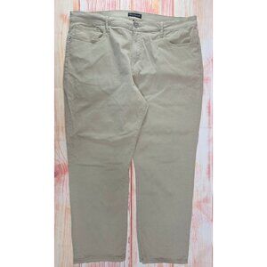 Lucky Brand Mens 410 Athletic Straight Khaki Pants 42x30 Beige